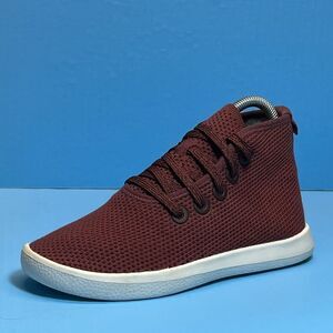 Allbirds Womens Tree Toppers in Kauri Zin Burgundy 6